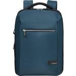 Niebieskie Plecaki z przegrodą na laptopa eleganckie marki Samsonite 