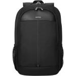 Czarne Plecaki z kieszeniami z przegrodą na laptopa w nowoczesnym stylu marki Targus 