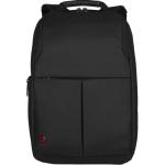 Czarne Plecaki na tablety z przegrodą na laptopa w stylu biznesowym marki Wenger 