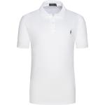 Białe Koszulki męskie do prania w pralce z kolekcji plus size marki POLO RALPH LAUREN Big & Tall w rozmiarze dużym 