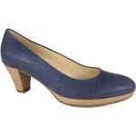 Niebieskie Buty na obcasie damskie w stylu biznesowym marki Gabor w rozmiarze 40,5 