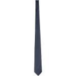 Niebieskie Krawaty eleganckie satynowe marki TAGLIATORE w rozmiarze uniwersalnym 
