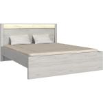 Białe Łóżka do sypialni w nowoczesnym stylu marki ELIOR 