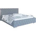 Łóżka podwójne ze schowkiem brzozowe marki ELIOR 