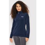 Przecenione Granatowe Bluzy sportowe damskie sportowe polarowe marki Regatta w rozmiarze M 
