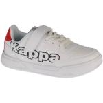 Białe Buty na rzepy dla chłopców Rzepy marki Kappa w rozmiarze 34 