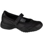 Przecenione Czarne Buty na rzepy dla dzieci marki Skechers w rozmiarze 33,5 