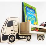 Półka na książki dla dzieci w kształcie auta , Ciężarówka - Tir