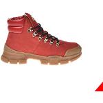 Czerwone Sneakersy damskie na jesień marki Pollini w rozmiarze 38 