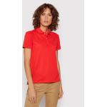 Przecenione Czerwone Koszulki polo damskie z krótkimi rękawami marki Ralph Lauren Polo Ralph Lauren w rozmiarze XS 