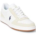 Białe Sneakersy sznurowane męskie marki POLO RALPH LAUREN Big & Tall w rozmiarze 39 