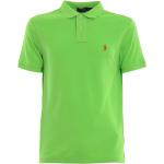 Zielone Koszulki dziecięce polo dla chłopców bawełniane marki Ralph Lauren 