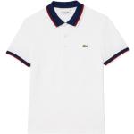 Białe Koszulki polo męskie marki Lacoste w rozmiarze XL 