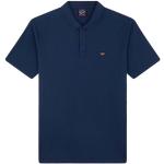 Granatowe Koszulki polo męskie marki PAUL & SHARK w rozmiarze XL 