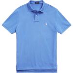 Niebieskie Bluzki z kołnierzykiem z krótkimi rękawami marki POLO RALPH LAUREN Big & Tall w rozmiarze XL 