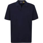 Niebieskie Koszule z krótkim rękawem męskie z krótkimi rękawami w stylu casual bawełniane marki POLO RALPH LAUREN Big & Tall w rozmiarze XL 