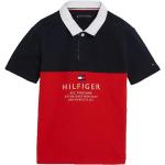 Czerwone Koszulki dziecięce polo dla chłopców marki Tommy Hilfiger 