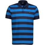 Niebieskie Koszulki polo z krótkimi rękawami w paski marki PAUL & SHARK w rozmiarze M 