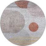 Przecenione Beżowe Dywany okrągłe o średnicy 80 cm marki vitaus 