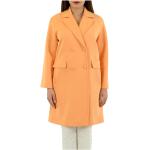 Pomarańczowe Krótkie płaszcze eleganckie marki Max Mara w rozmiarze M 