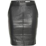 Czarne Spódnice skórzane damskie marki Gestuz w rozmiarze XL 