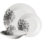 Przecenione Białe Talerze - 12 sztuk porcelanowe marki premier housewares 