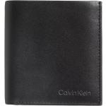 Czarne Portmonetki męskie eleganckie marki Calvin Klein 