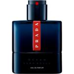 Przecenione Ciemnoniebieskie Perfumy & Wody perfumowane męskie tajemnicze 50 ml gourmand marki Prada Luna Rossa 