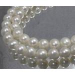 Białe Naszyjniki z pereł eleganckie srebrne marki Arande 