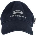 Granatowe Czapki z daszkiem baseball cap w stylu vintage marki Balenciaga w rozmiarze uniwersalnym 