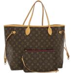 Brązowe Shopper bags damskie w stylu vintage marki Louis Vuitton 