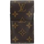 Brązowe Etui na papierosy w stylu vintage marki Louis Vuitton 