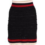 Czarne Spódnice z paskiem damskie w stylu preppy bawełniane marki Gucci w rozmiarze S 