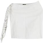Białe Mini spódniczki damskie w stylu vintage mini marki VERSACE w rozmiarze XL 