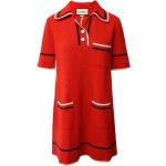 Czerwone Sukienki damskie w stylu vintage bawełniane marki Gucci w rozmiarze S 