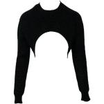 Czarne Koszulki typu crop top w stylu vintage bawełniane marki Givenchy w rozmiarze XS 