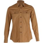 Brązowe Koszule w stylu vintage z amerykańskim kołnierzykiem marki Prada w rozmiarze M 