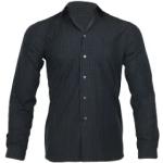 Niebieskie Koszule w kratę męskie w kratkę w stylu vintage bawełniane marki Prada w rozmiarze XS 