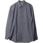 Granatowe Koszule z długim rękawem męskie z długimi rękawami w stylu vintage bawełniane marki Prada w rozmiarze M 