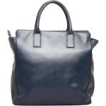 Granatowe Shopper bags damskie w stylu vintage marki Michael Kors MICHAEL 