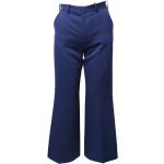 Niebieskie Spodnie damskie w stylu vintage w rozmiarze XS 