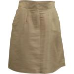 Beżowe Spódnice damskie w stylu vintage w rozmiarze XS 