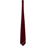 Czerwone Krawaty męskie w stylu vintage jedwabne marki VERSACE w rozmiarze uniwersalnym 