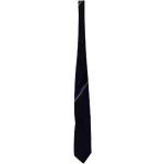 Niebieskie Krawaty w stylu vintage marki VERSACE w rozmiarze uniwersalnym 