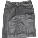 Czarne Spódnice skórzane damskie w stylu vintage marki Marc Jacobs w rozmiarze L 