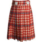 Wielokolorowe Spódnice plisowane damskie w stylu casual na lato marki Miu Miu w rozmiarze M 