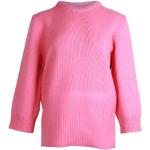 Różowe Swetry wełniane  w stylu vintage z okrągłym dekoltem marki MARNI w rozmiarze S 