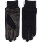 Czarne Rękawiczki damskie eleganckie w rozmiarze 8 