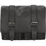 Pride and Soul Messenger Leather 40 cm Laptop Compartment dunkelbraun