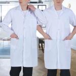 Biała Odzież medyczna damska gładka bawełniana w rozmiarze XL 